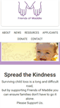 Mobile Screenshot of friendsofmaddie.org